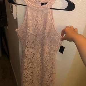 Beautiful Blush Lace Dress